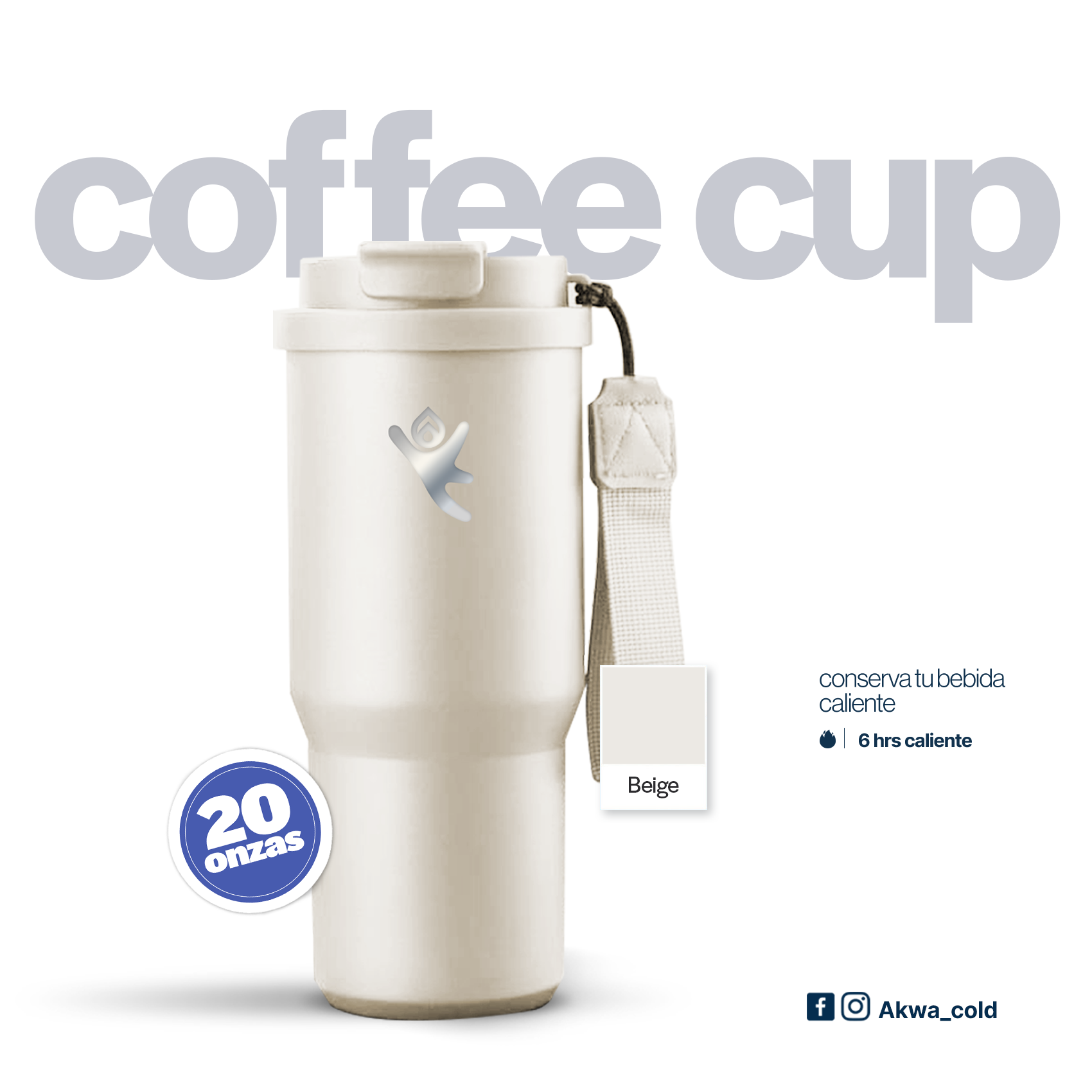 Coffee Cup Beige - Image 2