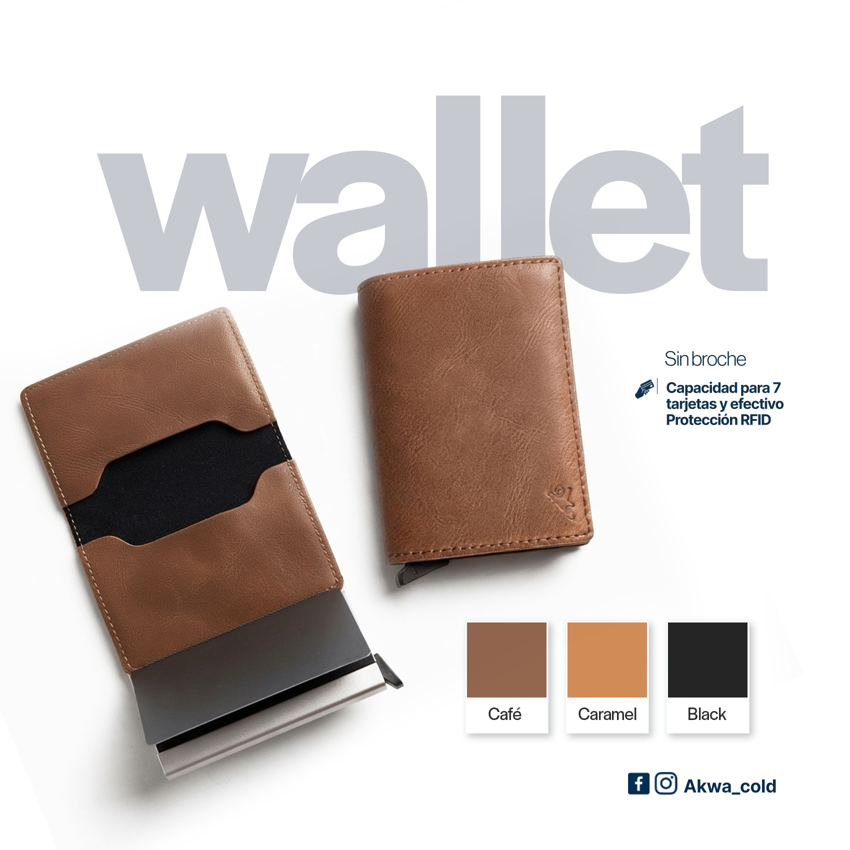 Akwa Wallet Black - Image 2