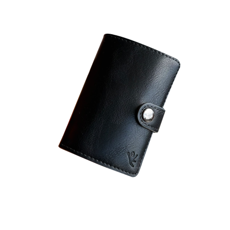 Akwa Wallet Black con Broche
